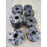 PARTE: 12305 - CABEZALES PARA MOLDURADORA - 1-13/16” FLECHA X 6” DIAMETRO X 2.25” - 3”, 4”, 5”, 6” LARGOS