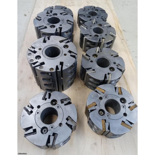 PARTE: 12305 - CABEZALES PARA MOLDURADORA - LARGO 4” - FLECHA 1-13/16" - FLECHA 2-1/8"