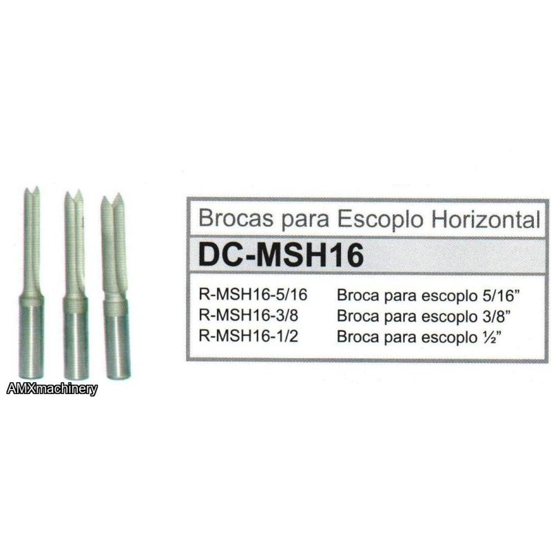 PARTE: 1SL-DC-MSH16 - BROCAS PARA ESCOPLO HORIZONTAL