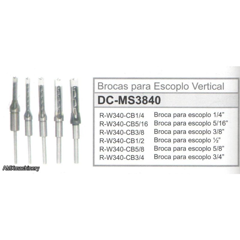 PARTE: 1SL-DC-MS3840 - BROCAS PARA ESCOPLO VERTICAL